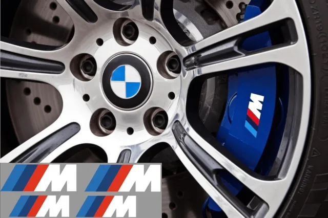 4 pegatinas de pinza de freno BMW M Performance pegatinas resistentes al calor tuning E92 F30