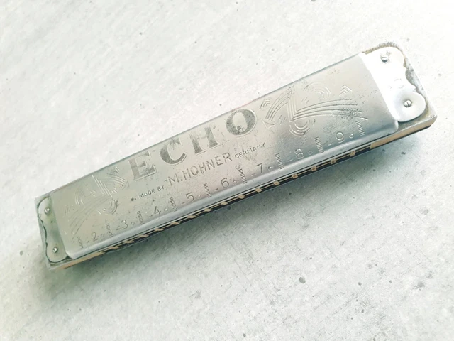 Instruments De Musique Harmonica Hohner Echo Vintage