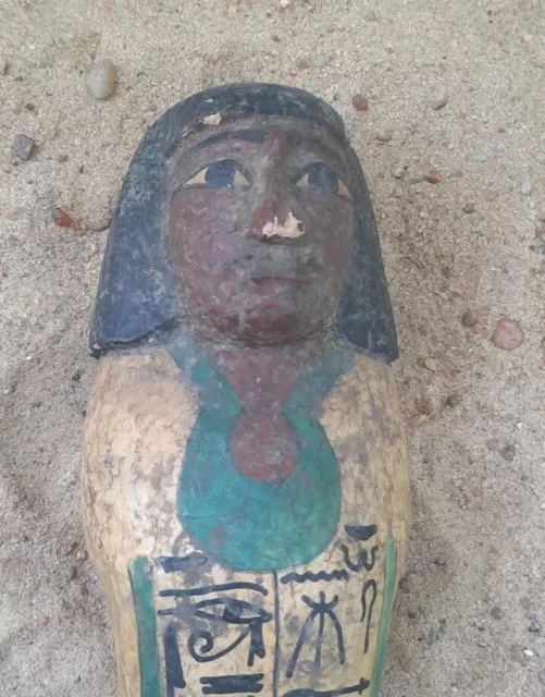 Rare Ancient Egyptian Antiquities Egyptian Servant Ushabti Shabti wooden