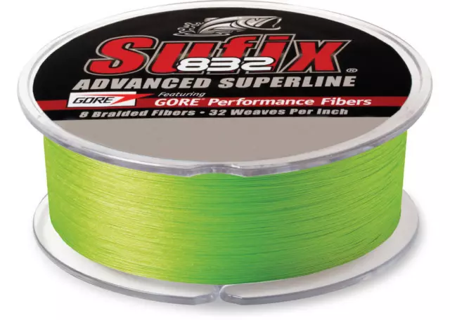 Sufix 832 Advanced Superline Braided Fishing Line, Ghost, 150 yds, 40 lb  test 