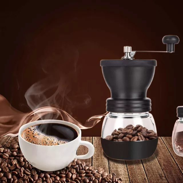 Kaffeemühle mit Keramikmahlwerk Edelstahlgriffe Kaffeemühle Manuell Kaffeemühle 2