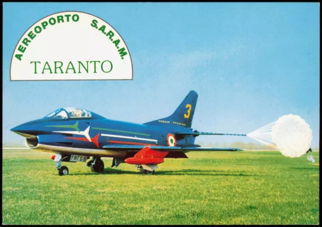 Cartoline Taranto Apulien Flughafen Militär AEREOPORTO S.A.R.A.M. 1999 2