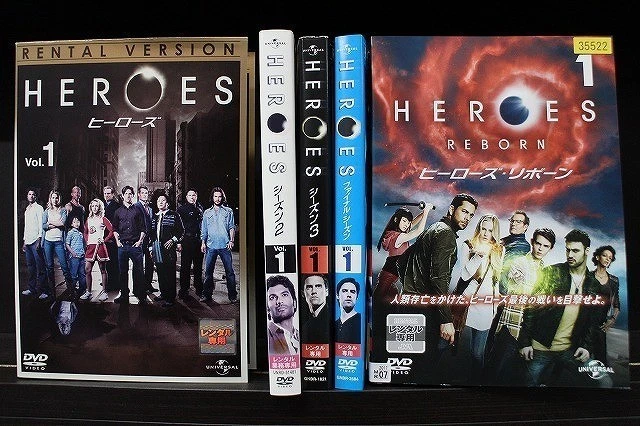 DVD HEROES SEASON 1 ~ Final Complete series 40 volumes + Reborn 7
