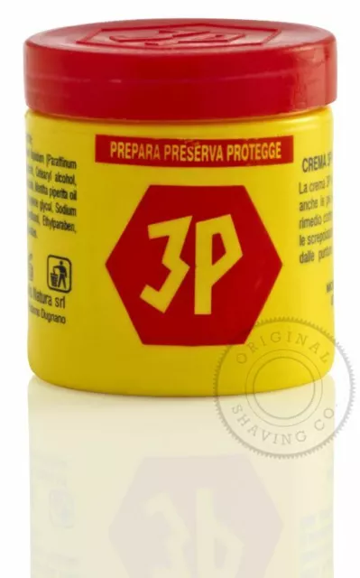 3P Crème Pré et Post Rasage Tube - Peau Rasage Pot Crème Da Barba - 100ml