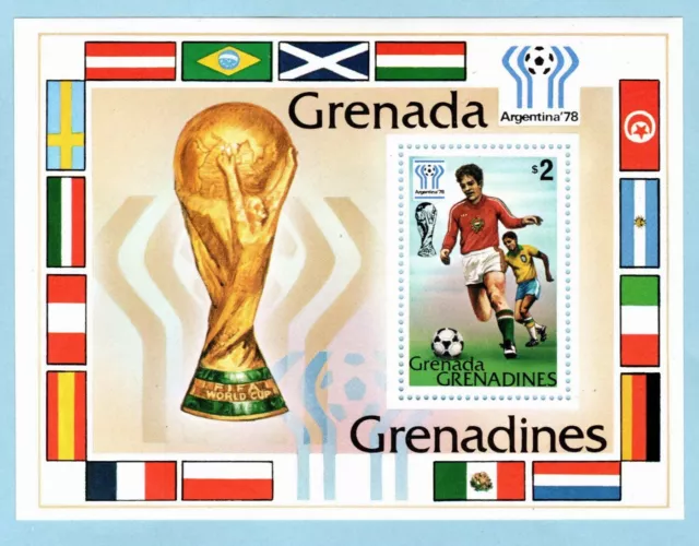 Grenada Grenadines Sc #302 MNH 1978 WORLD CUP at ARGENTINA SOCCER