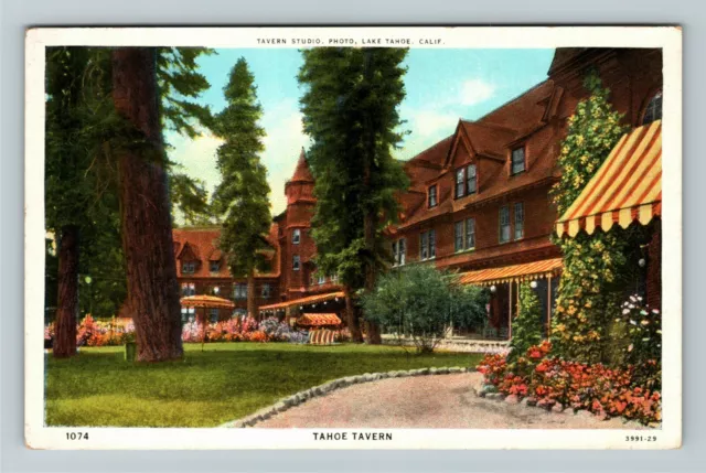Lake Tahoe CA-California, Tahoe Tavern Vintage Postcard