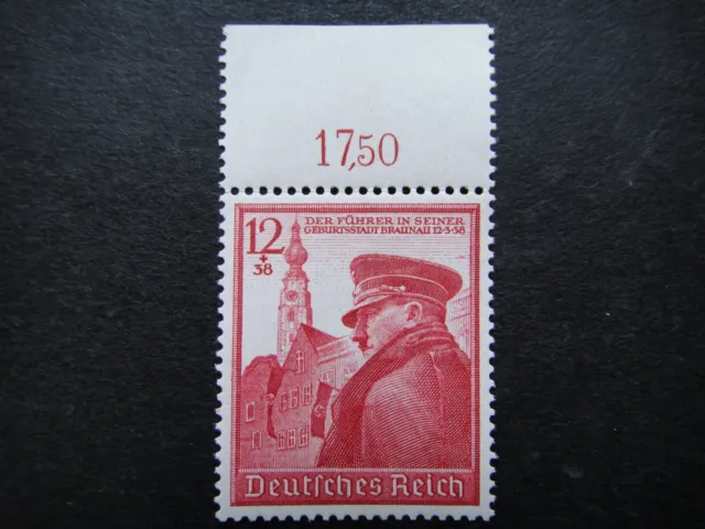 Germany Nazi 1939 Stamp MNH Adolf Hitler in Braunau 50th birthday WWII Third Rei