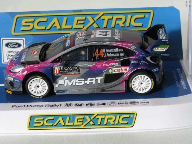 SCALEXTRIC FORD PUMA Rally1 Gus Greensmith 4X4 Rally Car Dpr C4449 New ...