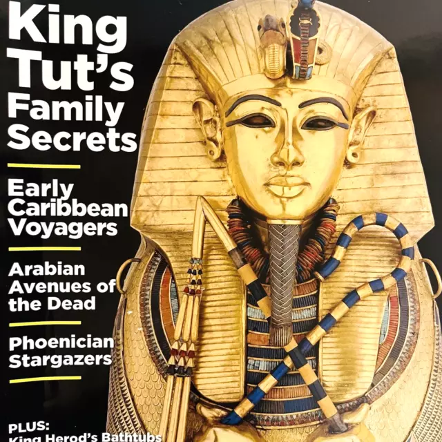 King Tut's Family Secrets Archaeology. Org Mix Lot of 2 Magazines