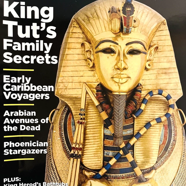 King Tut's Family Secrets Archaeology. Org Mix Lot of 2 Magazines