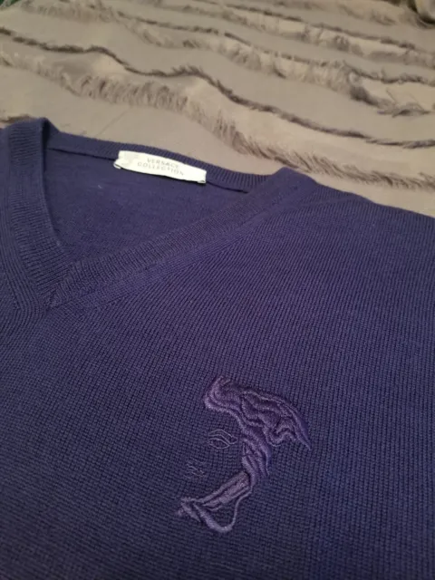 Versace Collection men's medusa logo sweater, small, 100% authentic, *SMALL...