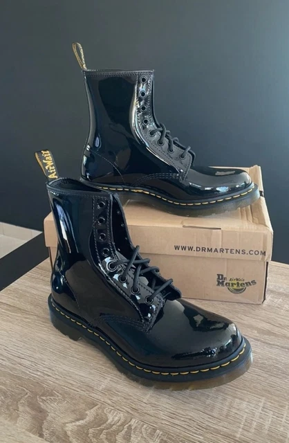 Chaussures DR MARTENS Femme t.42 modèle PATENT LAMPER en Cuir Vernis NEUVES !!