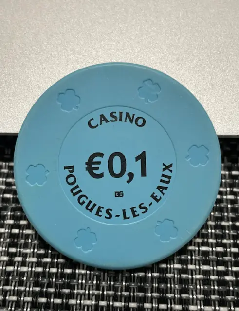 $0.1 Pougues Les Eaux Casino France Jeton Casino Poker Chip
