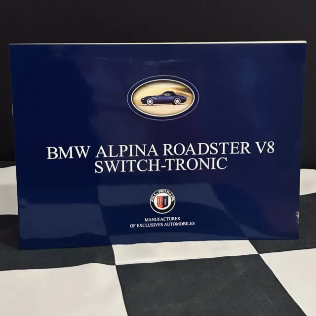 2001 Bmw Alpina Roadster V8 Switch Tronic Z8 Sales Brochure Prospekt English