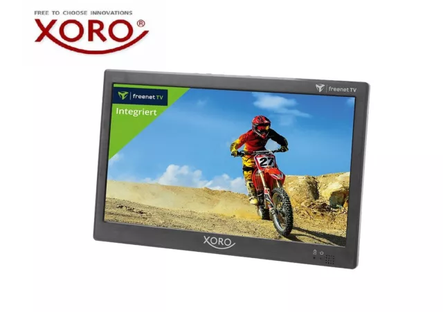 XORO PTL 1050 Tragbarer 10" Zoll Fernseher, DVB-T2 Tuner, freenet TV, USB