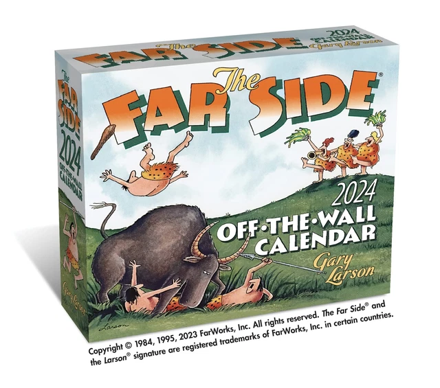 THE FAR SIDE 2024 Daily Desk Calendar Brand New 881047 17.95