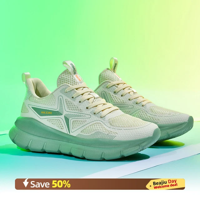 Scarpe Da Passeggio Da Donna In Mesh Senza Lacci Sneakers Trekking Con Supporto Per Arco Plantare Platform Punta Chiusa Slip On Antiscivolo Leggere