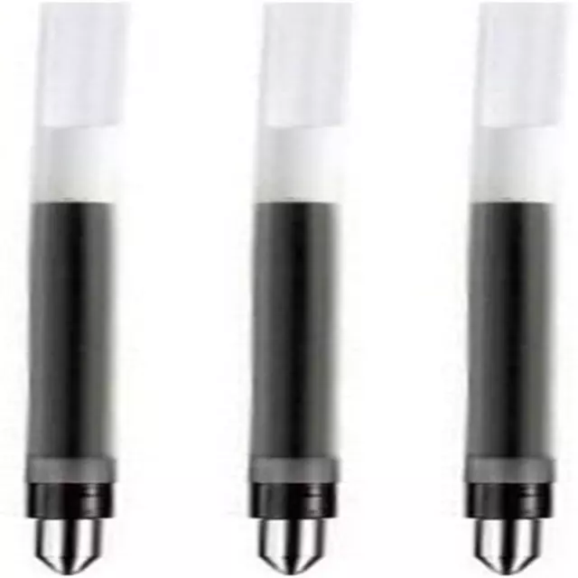 Pack of 3  Ballpoint Pens Multicolour SXR-80-05 Black 0.5Mm Refills