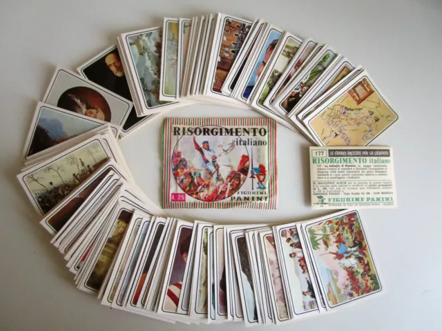 RISORGIMENTO ITALIANO-PANINI 1975-FIGURINA a scelta-STICKER at choice-Nuova/New