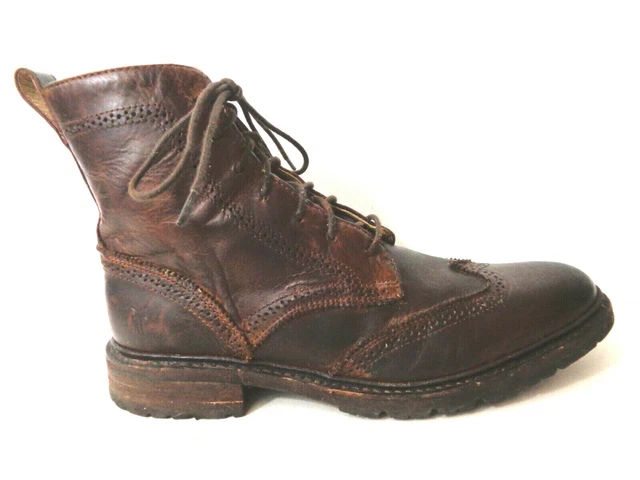 Frye james lug wingtip sale