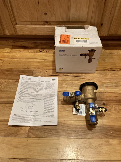 New (Open Box) Zurn-Wilkins Model 720A  1" Pressure Vacuum Breaker (1 inch)