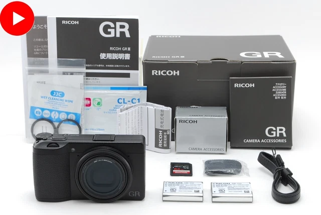 [MINT in Box] Ricoh GR III 24.2MP APS-C Digital Camera + 64GB SD card From JAPAN