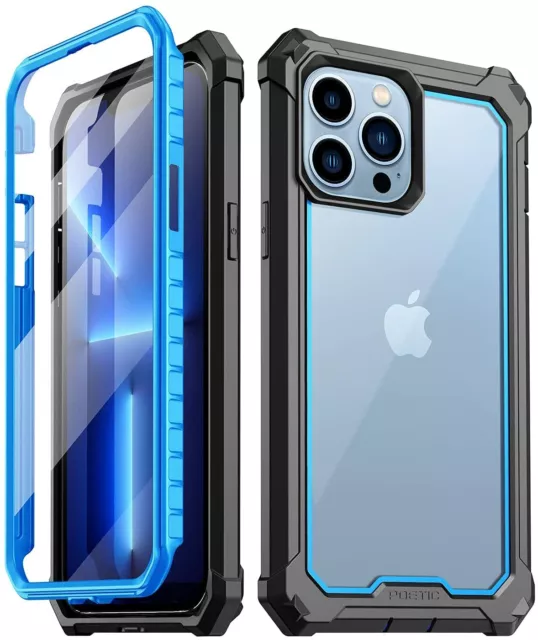 Poetic Guardian Bumper Case for iPhone 13 Pro Max with Built-in Screen Protector