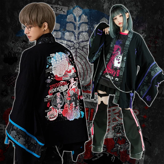 Japan Anime cosplay Harajuku Toyotomi Hideyoshi tassel knot haori jacket JJ2420 Japan Anime cosplay Harajuku Toyotomi Hideyoshi tassel knot haori jacket JJ2420