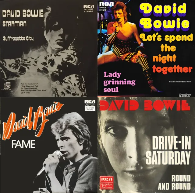 David Bowie  Uk & Import  Picture Sleeves Only