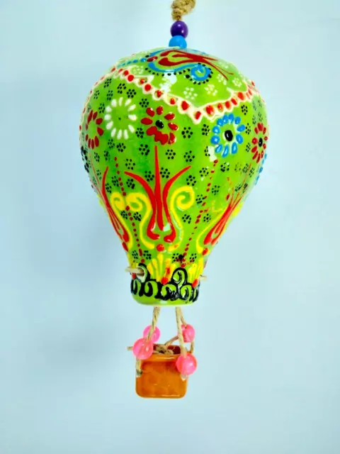 DÉCORATION MURALE DE ballon volant en céramique verte, décoration