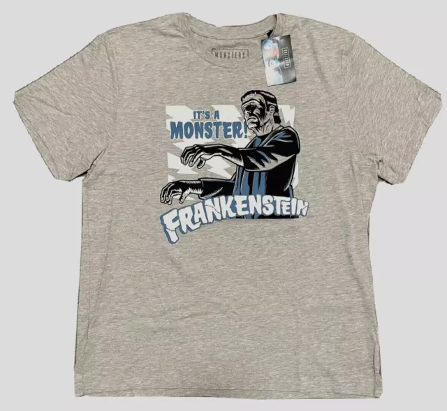 Frankenstein T-Shirt - Monsters - NEU - Universal Studios - Mit Etikett - Gr. L 2