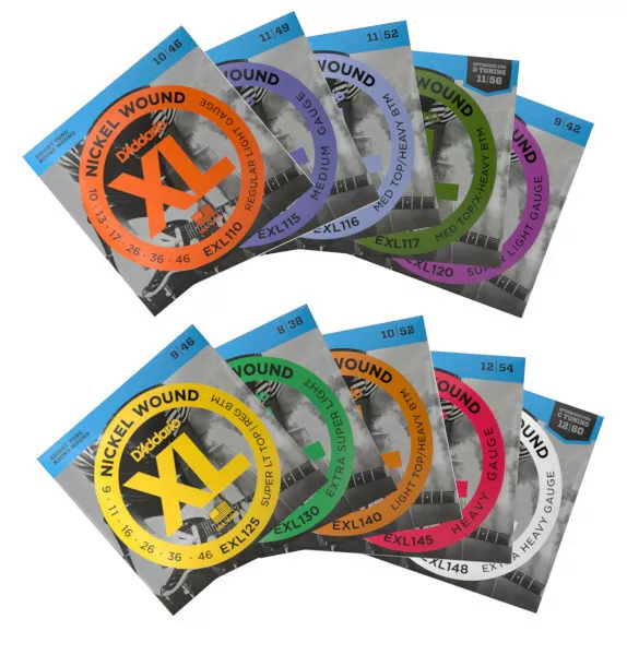 D'Addario XL - Serie, Saiten für E-Gitarre, Nickel wound, verschiedene Stärken