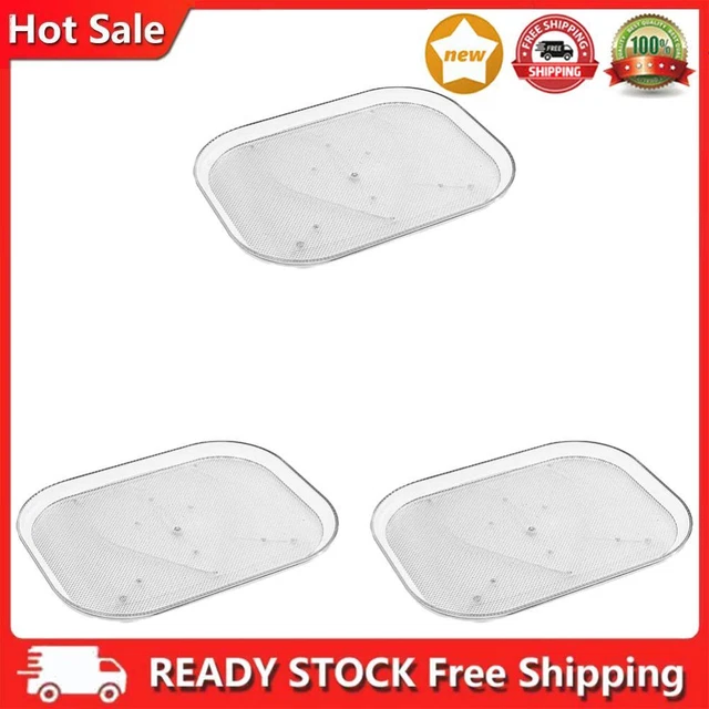 Turntable Organizer Clear Turntable Rack 40x30cm (relatively light)
