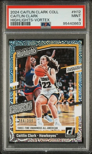 CAITLIN CLARK 2024 Caitlin Clark Collection Highlights-Vortex PSA 9 /