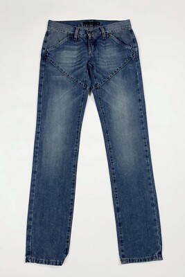 Fornarina Fornarina jeans donna usato doppia vita W27 tg 41 slim mom hot boyfriend T4432 