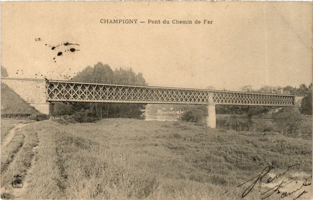 CPA Val-de-MARNE CHAMPIGNY Pont du Chemin de Fer (983224)
