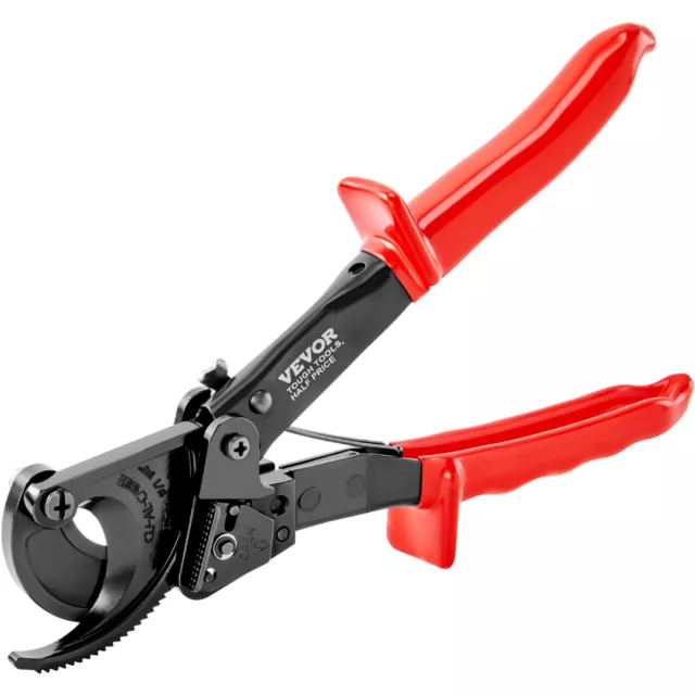 VEVOR Ratcheting Cable Cutter 10" Ratchet Wire and Cable Cutter Cut to 240mm²