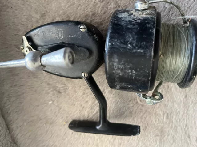 VINTAGE GARCIA MITCHELL 304 Spinning Fishing Reel Excellent