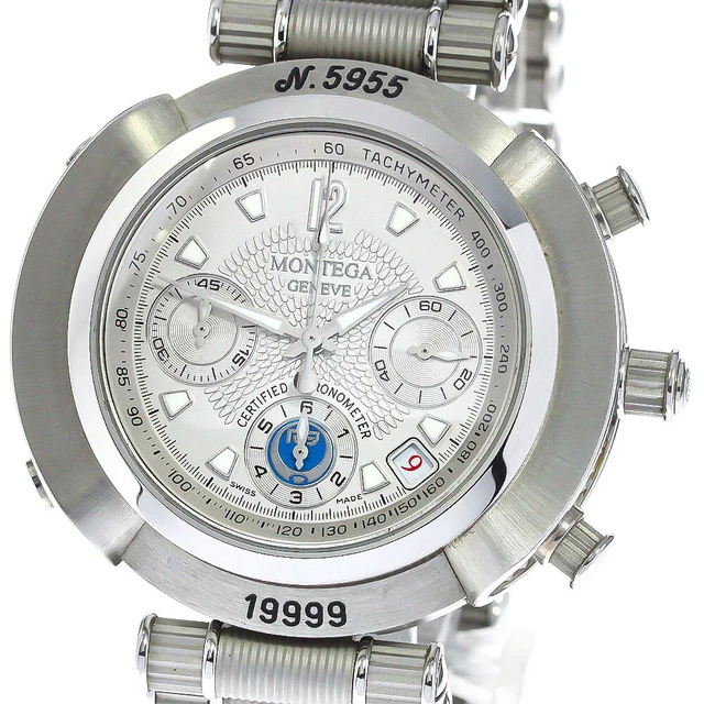 MONTEGA GENEVE R9 MC01 Chronograph Silver Dial Automatic Men s Watch 756337 977.90 PicClick