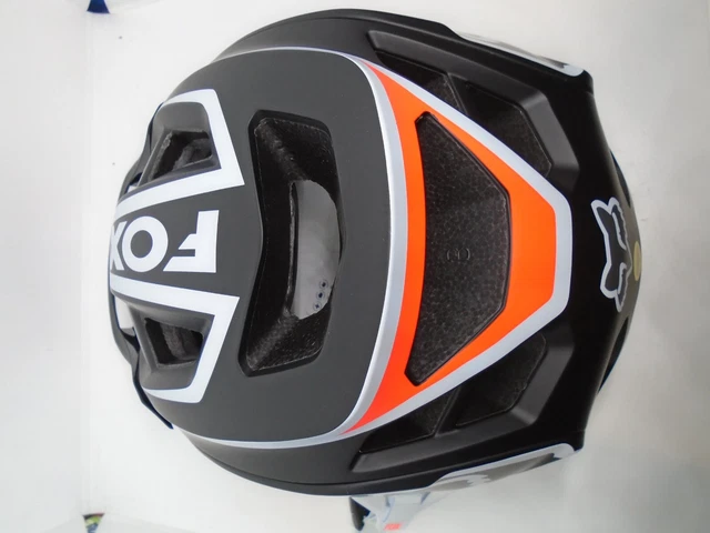 Fox Racing Speedframe Pro MTB Helmet (MIPS) Size Large  BLACK/WHITE ! 7
