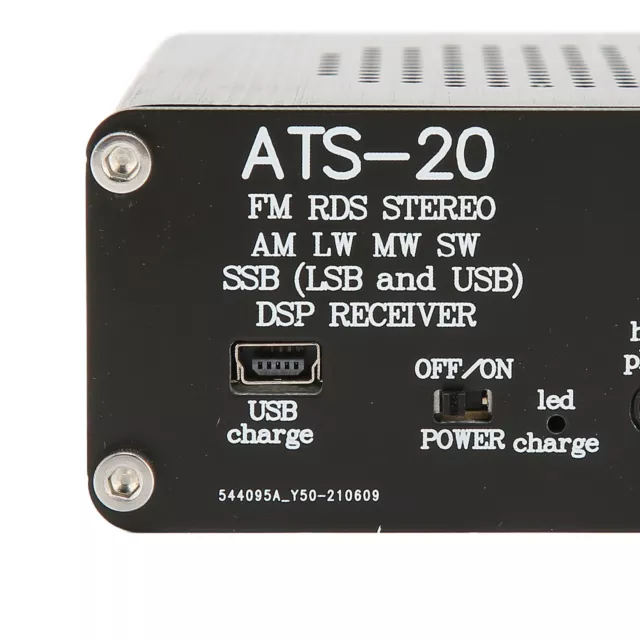 Récepteur Radio à Bande Complète Si4732, Scanner de Récepteur Radio  Portable à Ondes Courtes en Alliage D'aluminium FM AM (MW SW) et SSB (LSB  USB)