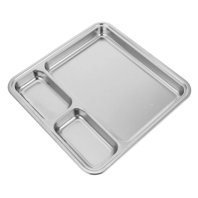 2 Piatti Da Portata Rotondi Divisori Per Snack – Vassoio 5 Scomparti, Bianco, Per Frutta Secca, Dessert, Antipasti