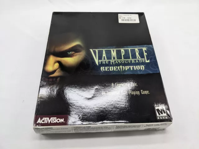 Vampire The Masquerade Redemption Big Box PC Game - Retrogameking