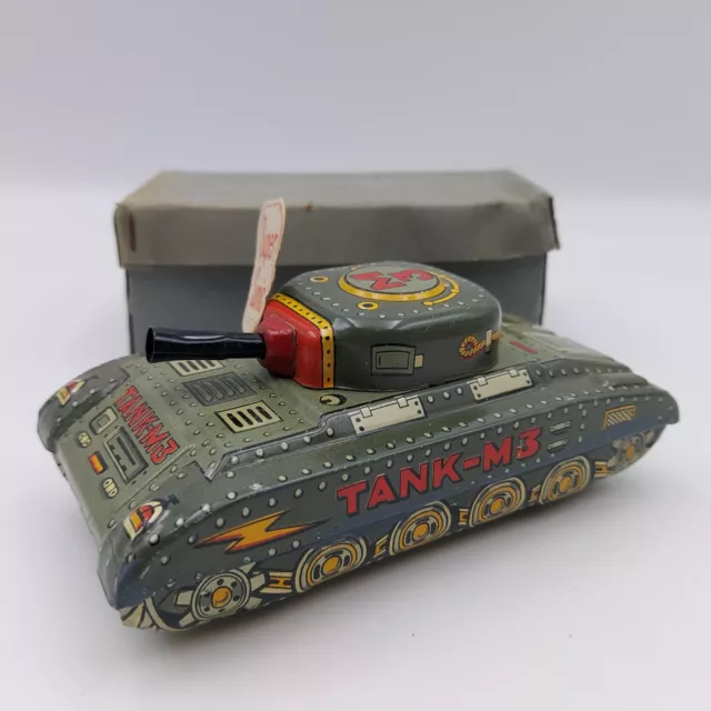 Modern Toys Tank M3 Carro Bewaffnete Kupplung Zinn Tin Tole Japan MT pat.6532