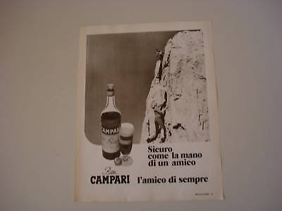 advertising Pubblicità 1974 BITTER CAMPARI