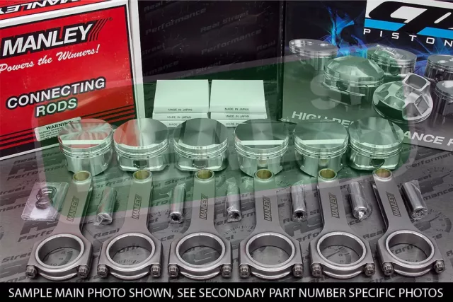 CP Forged Pistons Manley H Beam Rods for Toyota Supra MKIV 2JZGTE 8.5:1 86mm