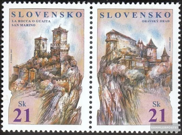 Slowakei 562-563 Paar (kompl.Ausg.) postfrisch 2007 San Marino