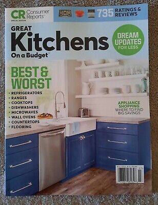 Consumer Reports Magazine Special Edition GREAT Kitchens On A Budget July 2021