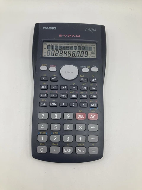 Calculatrice Scientifique Casio FX-82 Vintage Fonctionelle