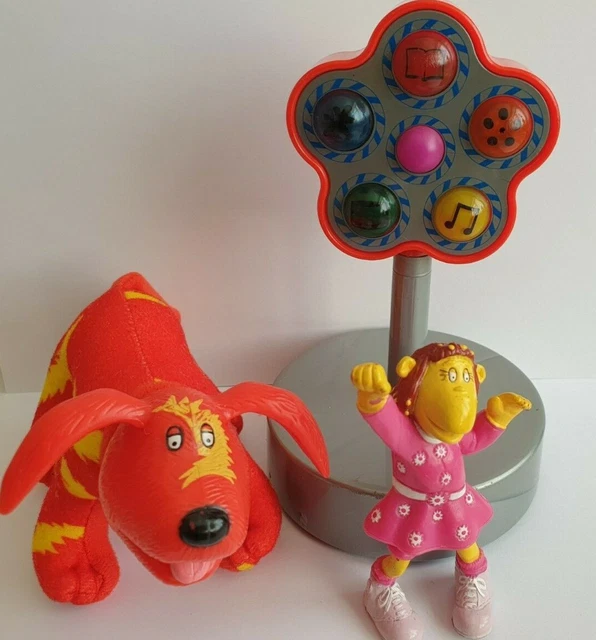 TWEENIES CLOCK, FIZZ Figure & Doodles Dog Plush Tv Character Toys Bbc